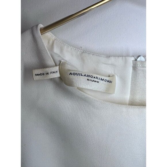 Aquilano Rimondi Sheath Dress Black White Size EU 44 - Picture 7 of 15